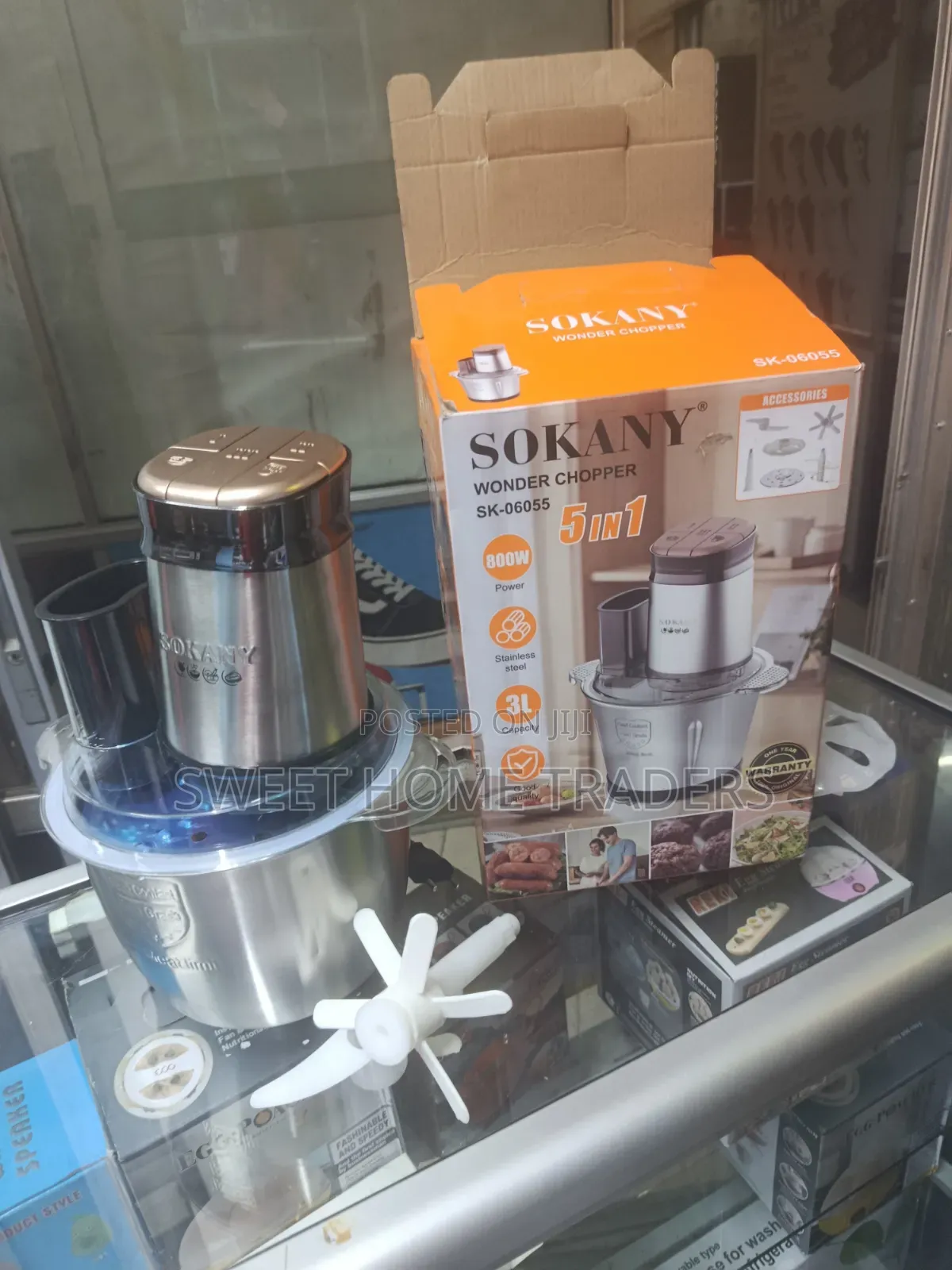 Stainless Steel 5 in 1 Food Chopper