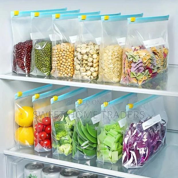 1kg Re-Usable Fridge Zipper Bags 20pcs
