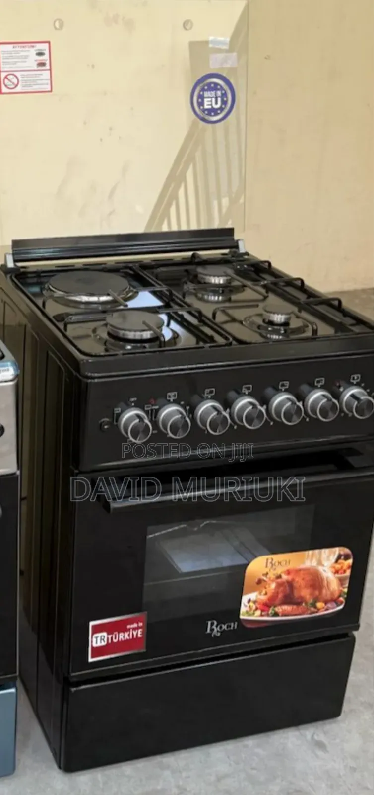 Turkey Roch Black 60×60 Standing 3+1 Cooker.
