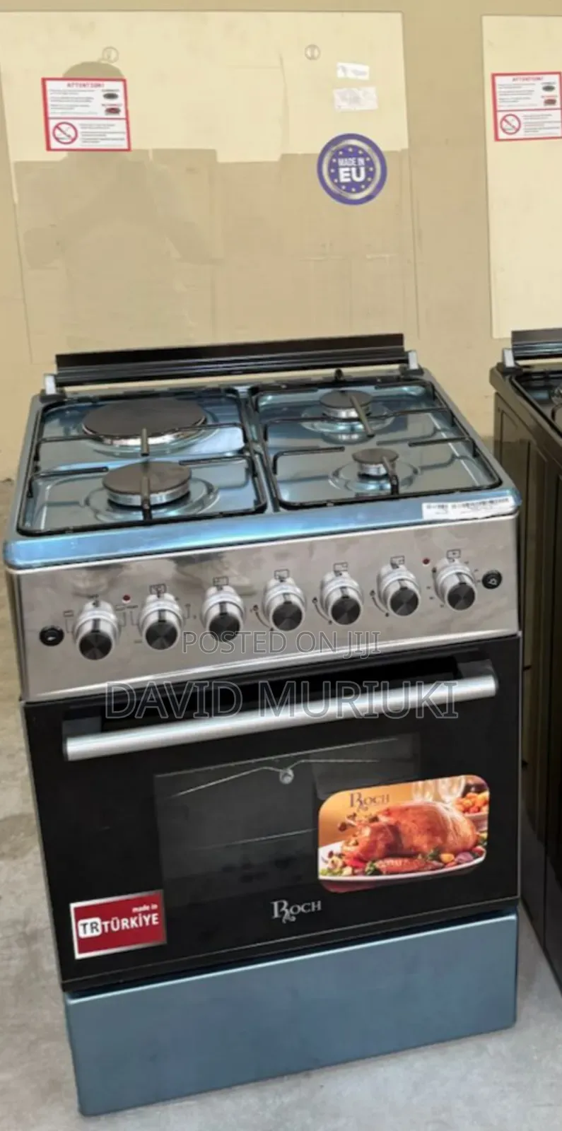 Turkey Roch 60×60 Standing 3+1 Cooker
Silver