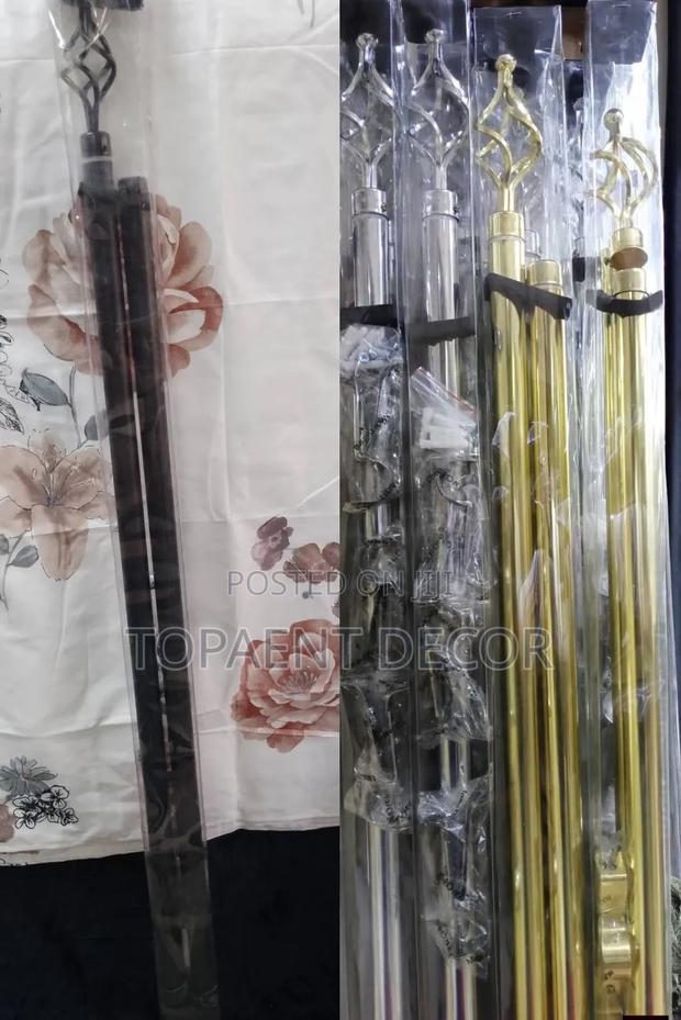 3m Adjustable Window Curtain Rods With Accessories