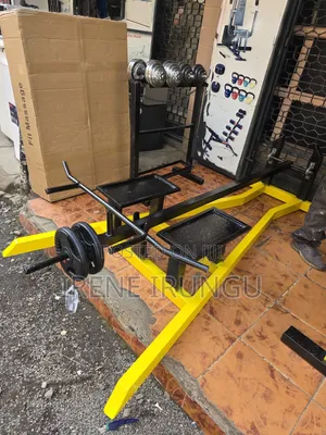 Olympic or Standard T Bar Machine/ Back Machine