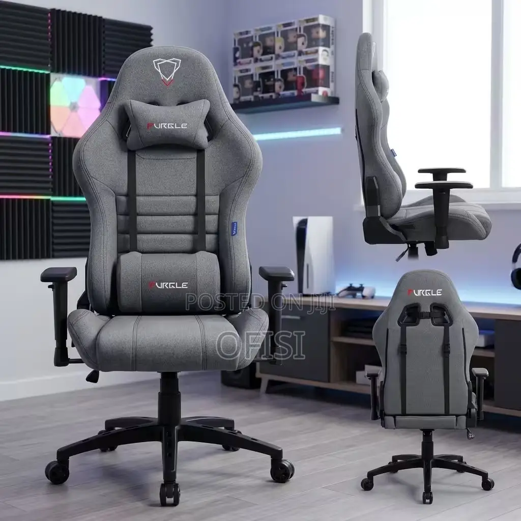 Gaming Chair; Executive Ergonomic Fabric Gaming Chair