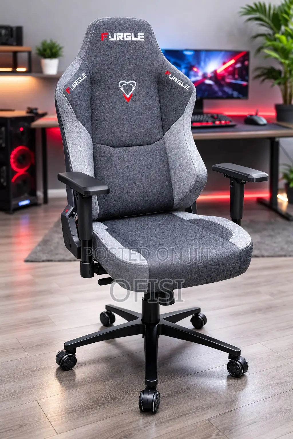 Gaming Chair; Executive Ergonomic Fabric Gaming Chair
