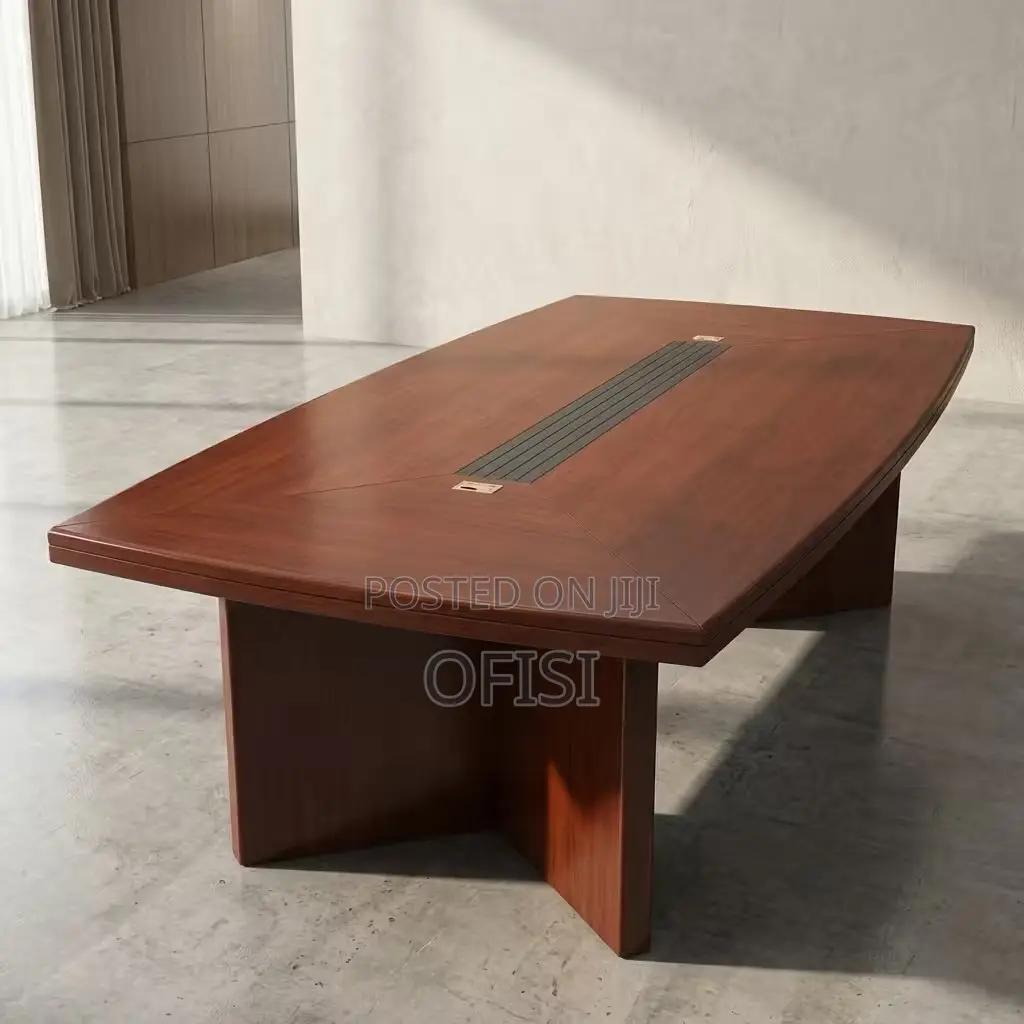 Boardroom Table; 240cm Executive Mahogany Boardroom Table