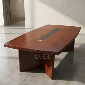 Boardroom Table; 240cm Executive Mahogany Boardroom Table