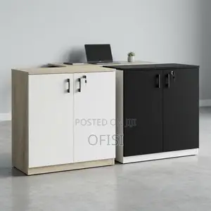 Office Cabinet; Lockable Wooden Credenza Cabinet
