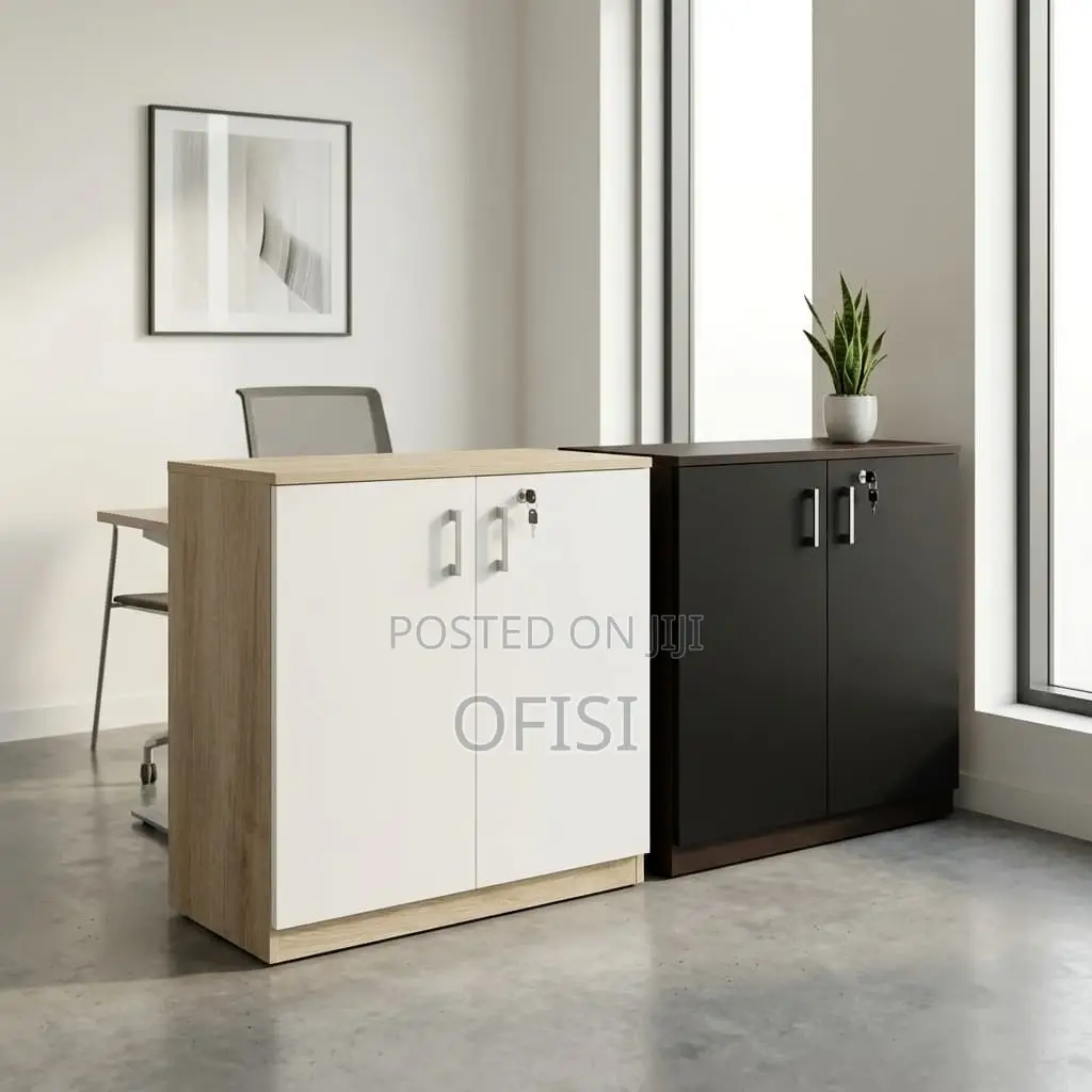 Office Cabinet; Lockable Wooden Credenza Cabinet