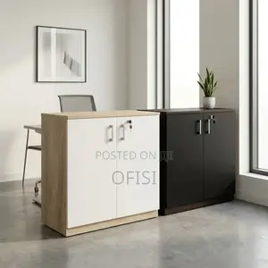 Office Cabinet; Lockable Wooden Credenza Cabinet