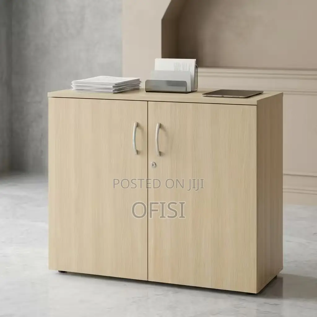 Office Cabinet; Lockable Wooden Credenza Cabinet