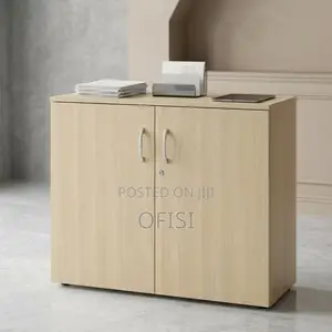 Office Cabinet; Lockable Wooden Credenza Cabinet