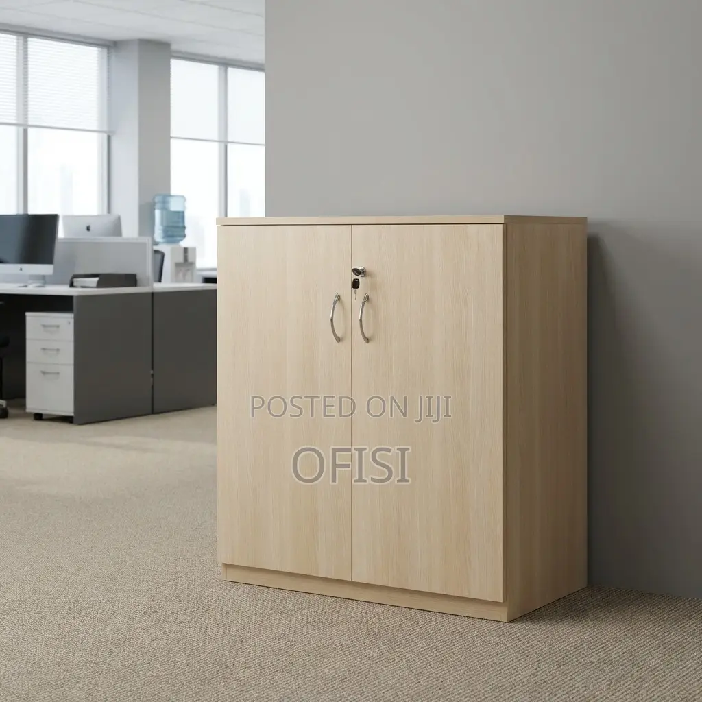 Office Cabinet; Lockable Wooden Credenza Cabinet