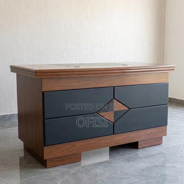 Office Desk; 1.2m Executive Office Desk With Storage Cupboard - thumbnail 4