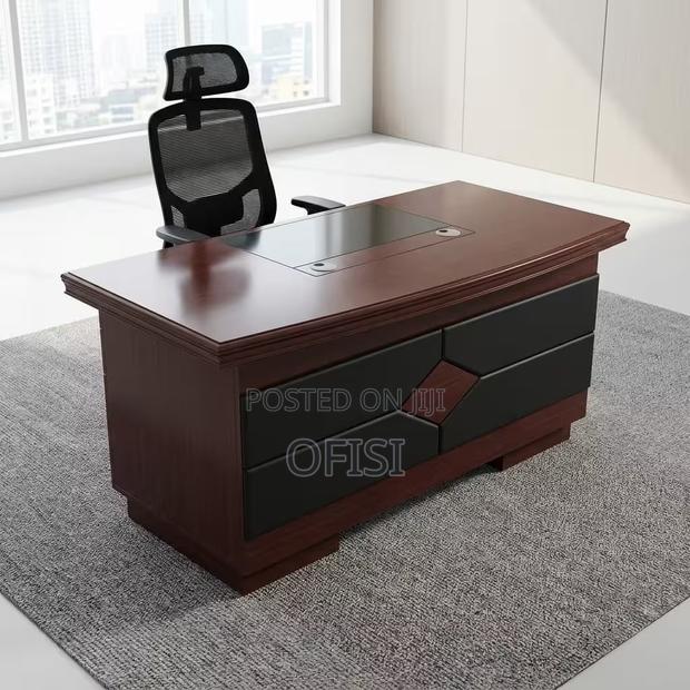 Office Desk; 1.2m Executive Office Desk With Storage Cupboard - thumbnail 7