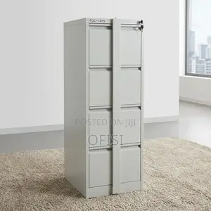 Office Cabinet; 4 Drawer Office Cabinet With Locking Bar