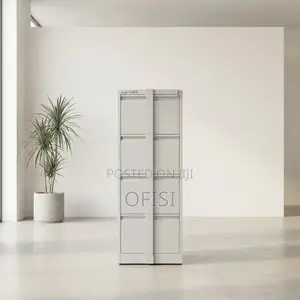 Office Cabinet; 4 Drawer Office Cabinet With Locking Bar