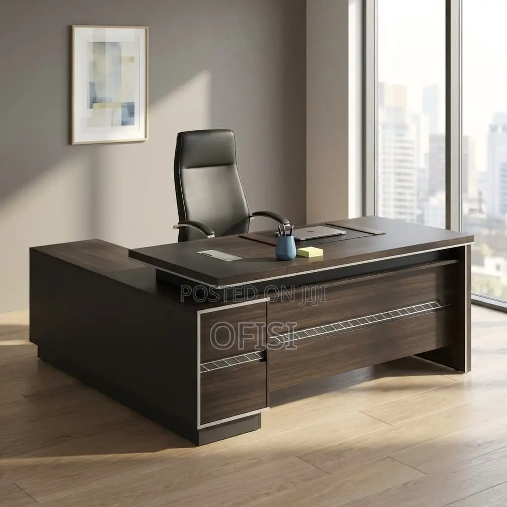 Office Desk; 1.6m L-Shaped Executive Boss Office Desk