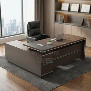 Office Desk; 1.6m L-Shaped Executive Boss Office Desk