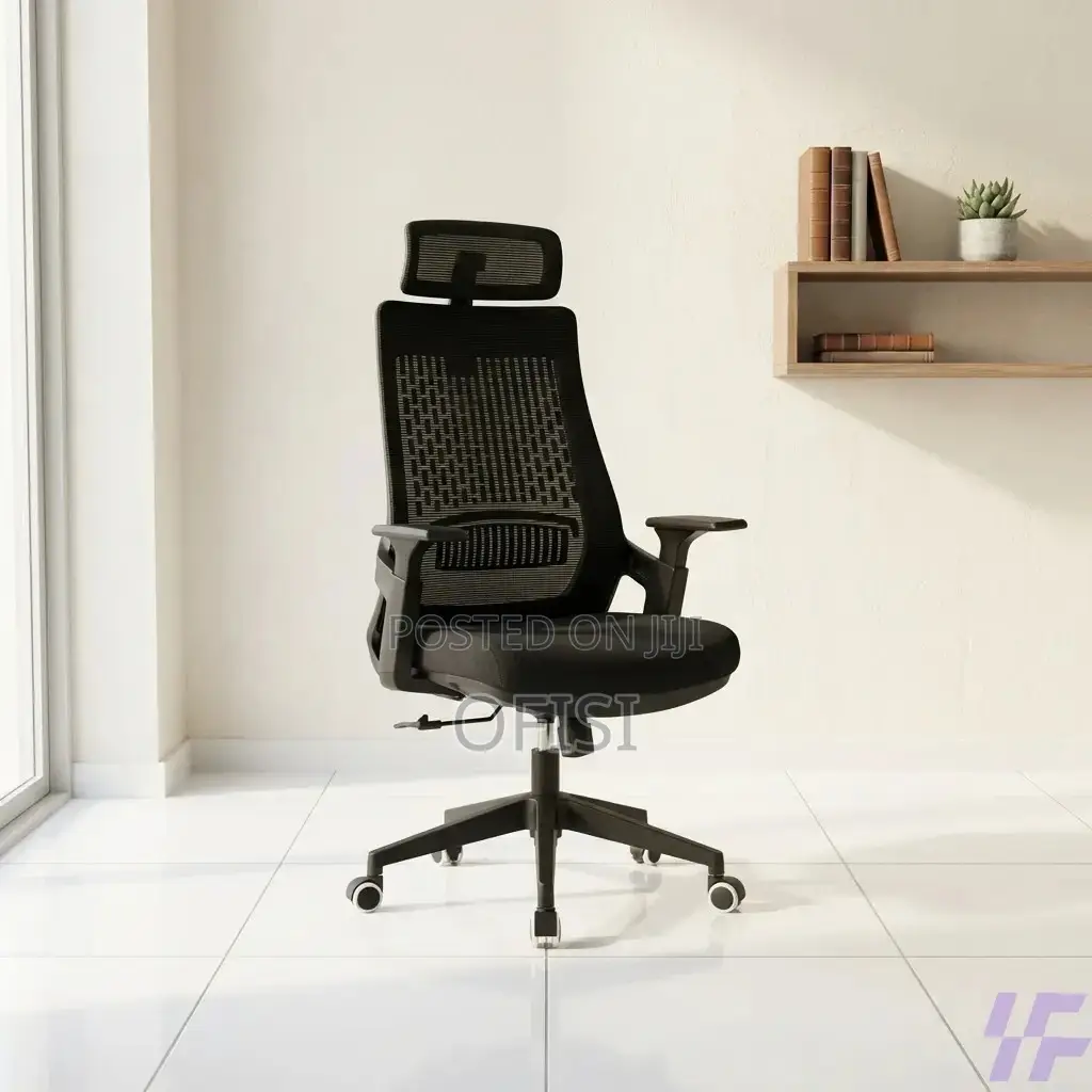 Office Chair; Modern Fabric Orthopedic Office Seat