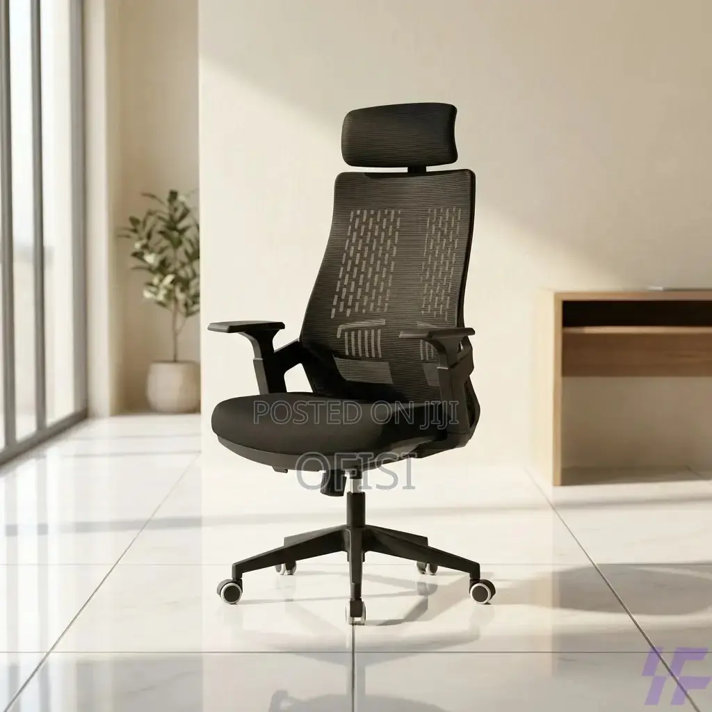 Office Chair; Modern Fabric Orthopedic Office Seat