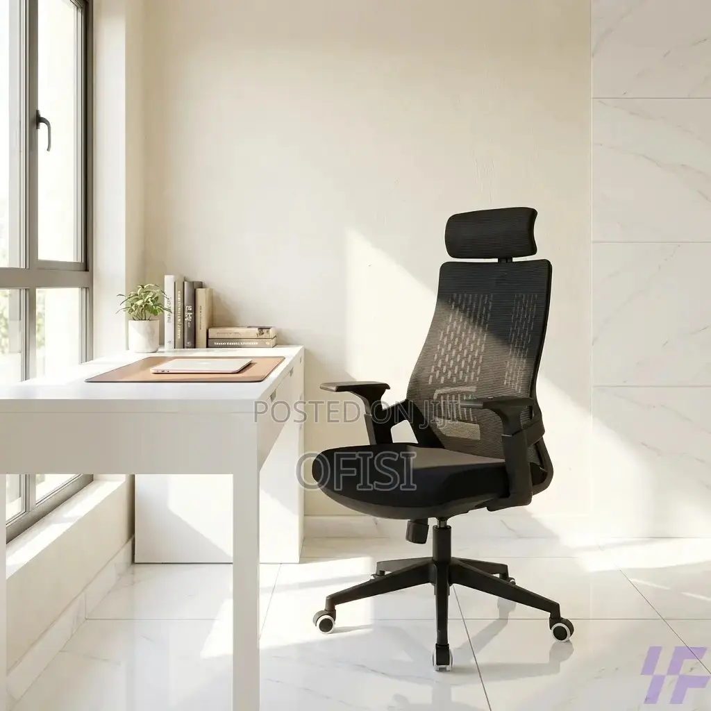 Office Chair; Modern Fabric Orthopedic Office Seat