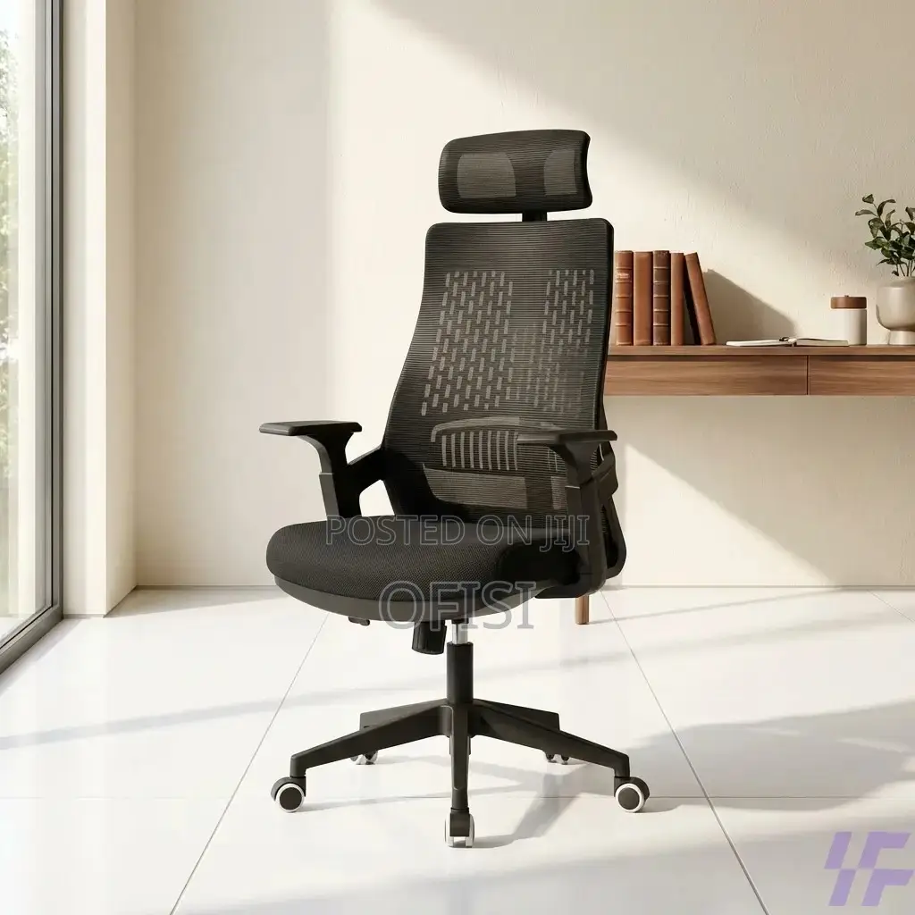 Office Chair; Modern Fabric Orthopedic Office Seat