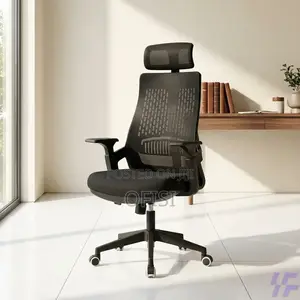 Office Chair; Modern Fabric Orthopedic Office Seat