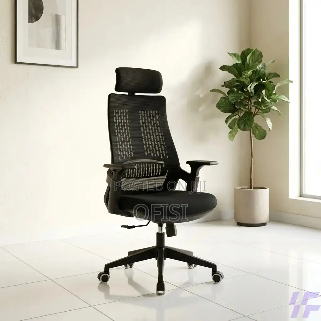 Office Chair; Modern Fabric Orthopedic Office Seat