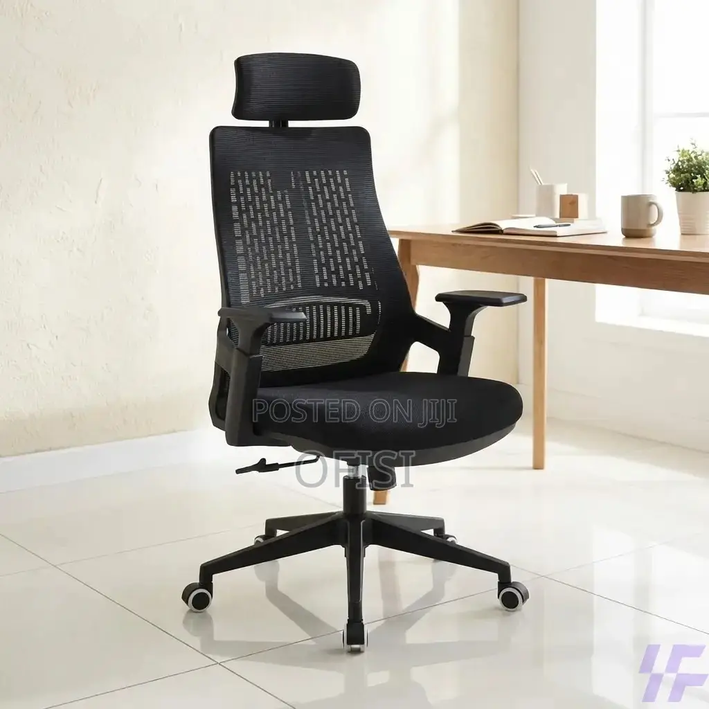 Office Chair; Modern Fabric Orthopedic Office Seat