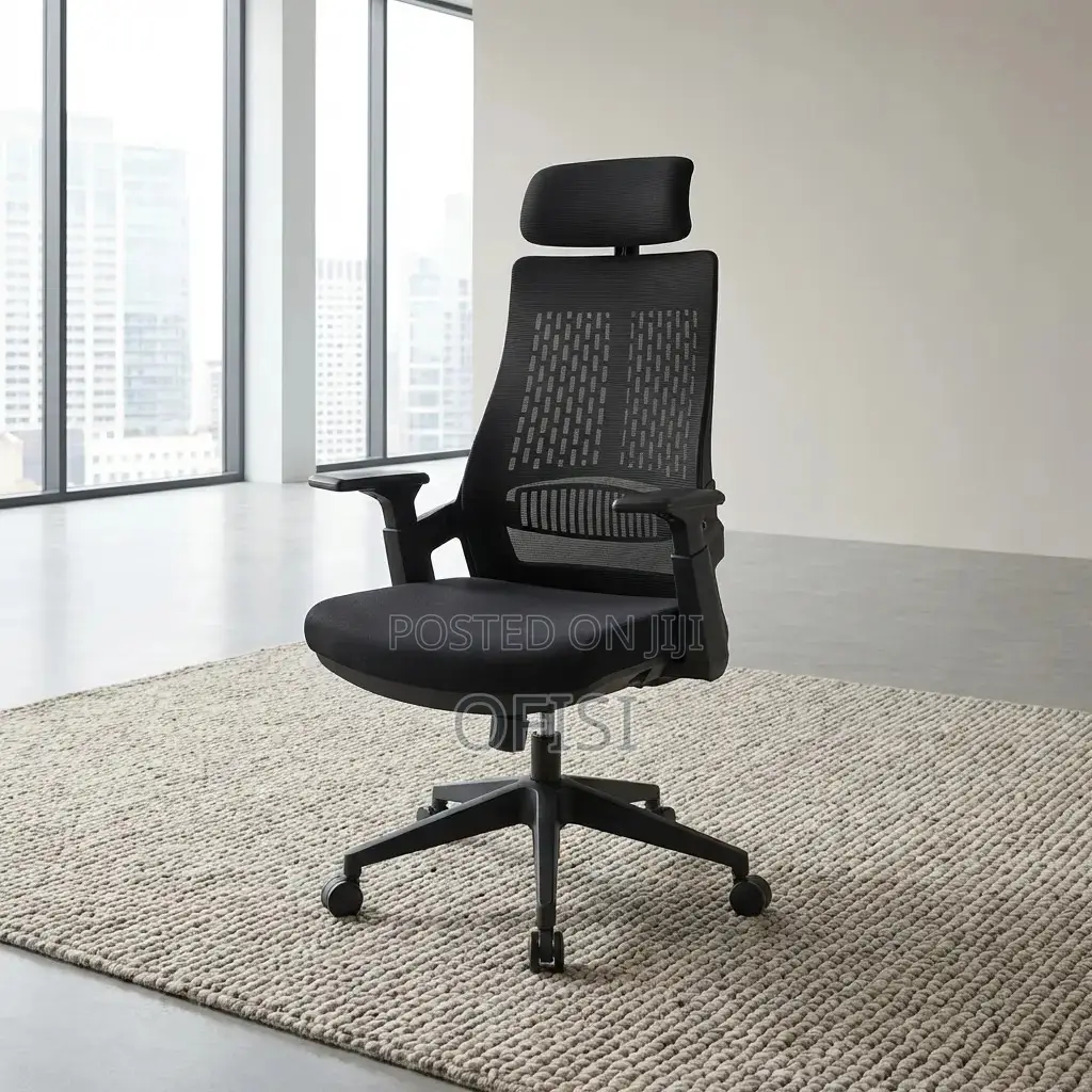 Office Chair; Modern Fabric Orthopedic Office Seat
