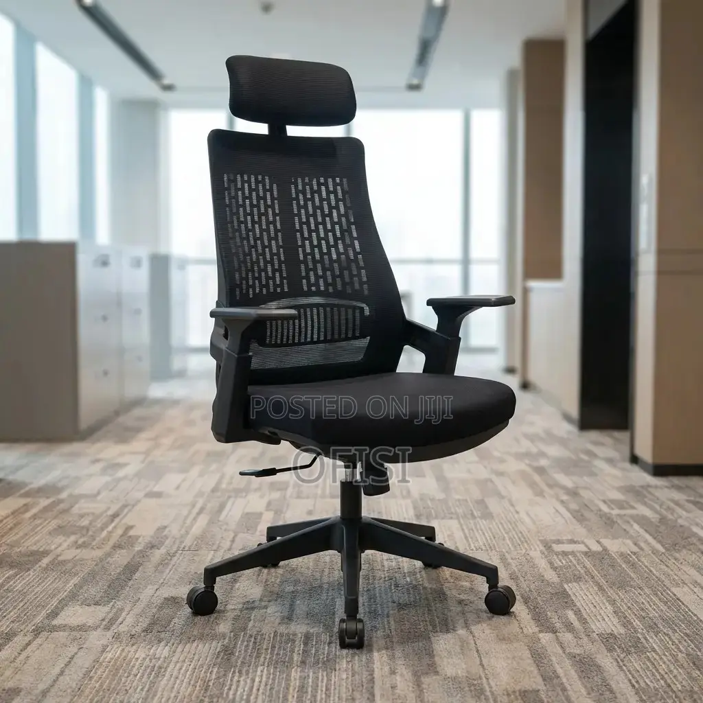 Office Chair; Modern Fabric Orthopedic Office Seat
