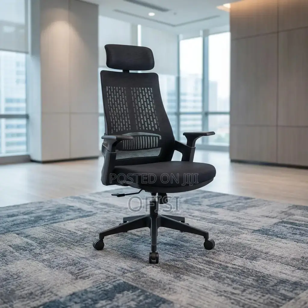 Office Chair; Modern Fabric Orthopedic Office Seat
