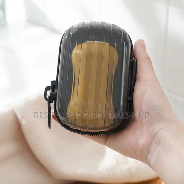 Travel Zipper Soap Box With Lid - thumbnail 2