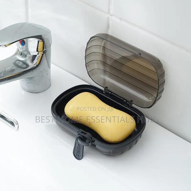 Travel Zipper Soap Box With Lid - thumbnail 3