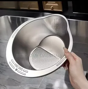 *Heavy Duty Stainless Steel Strainers Colanders