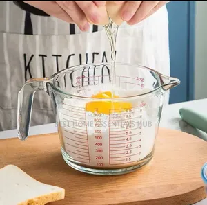 *1000ml Glass Measuring Cup With Scale and Handle