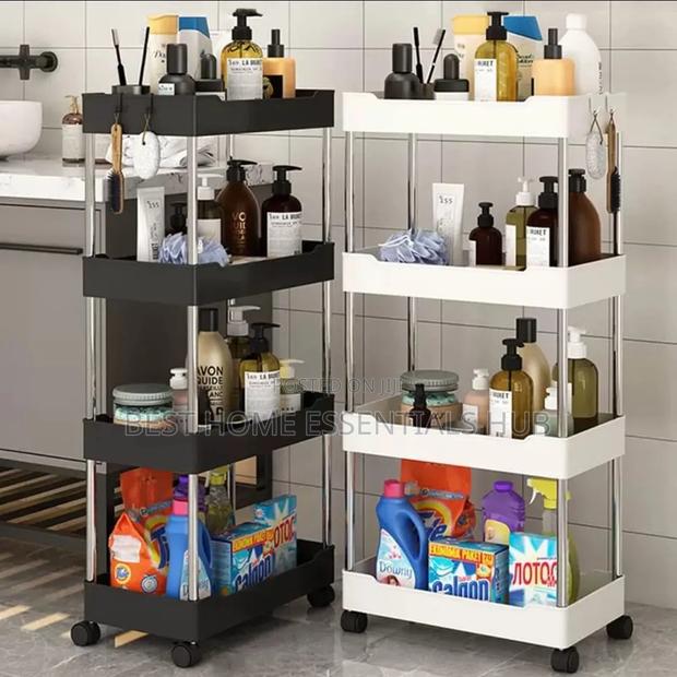 Multipurpose Storage Rack With Wheels. - thumbnail 2