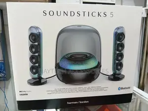 Harman Kardon Soundsticks 5 Speaker System Featuring a 2.1-Channel.