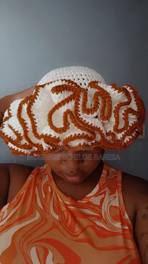 Crochet Ruffle Hat