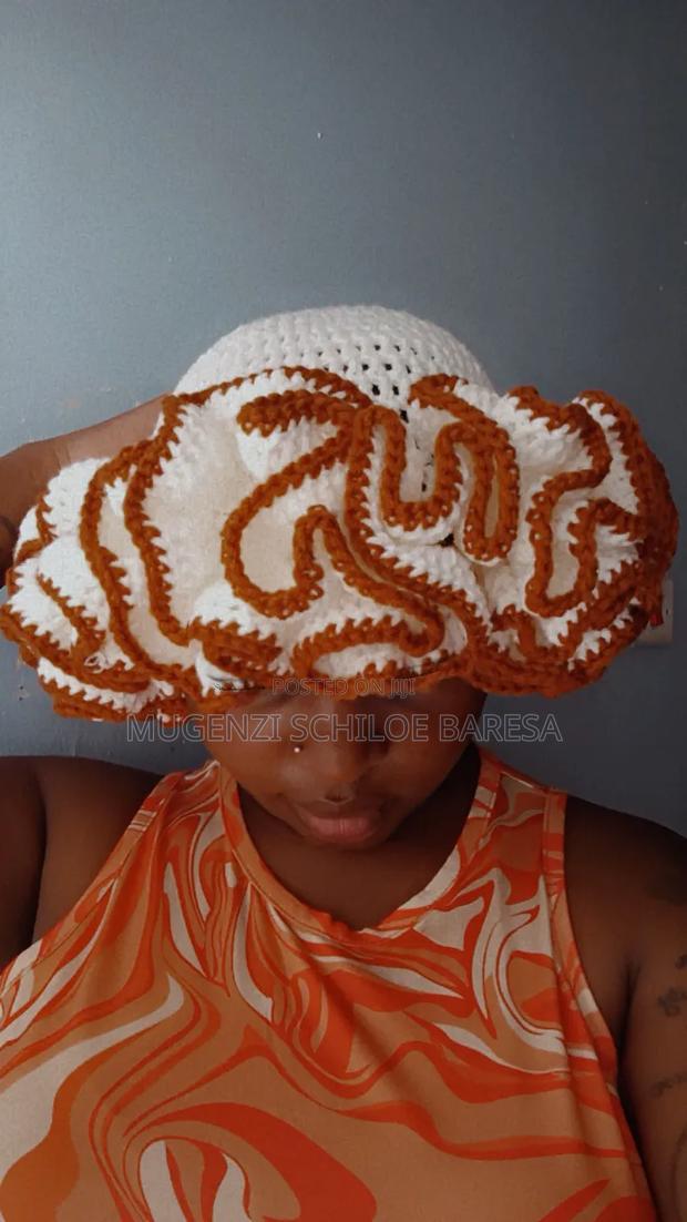 Crochet Ruffle Hat