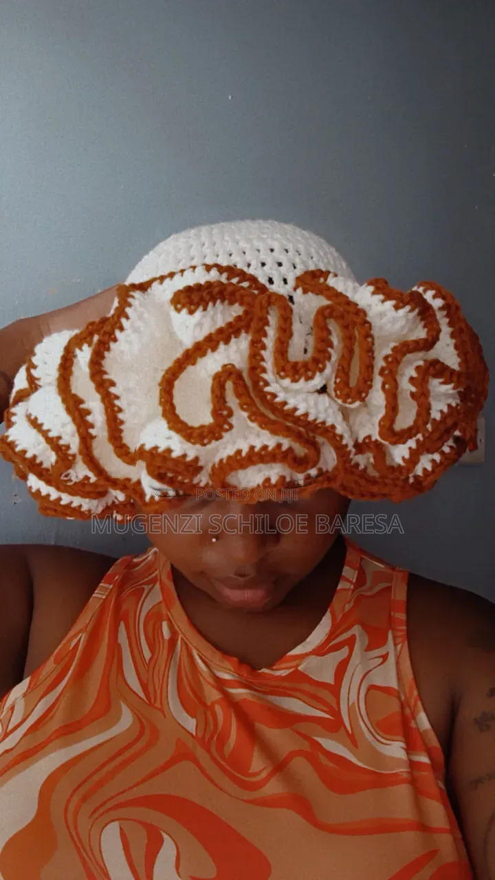 Crochet Ruffle Hat