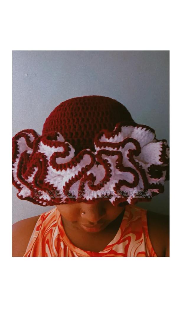 Crochet Ruffle Hat - thumbnail 2