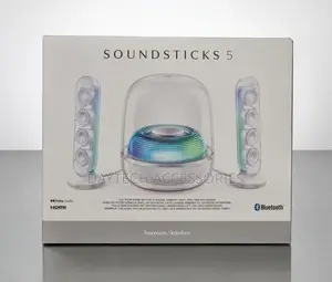 Harman Kardon Soundsticks 5 2.1-Channel Bluetooth Speakers With Hdmi.