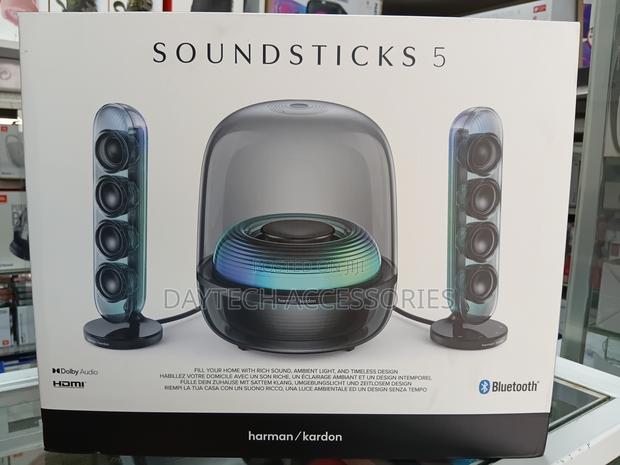 Harman Kardon Soundsticks 5 Bluetooth Speaker System RGB - Black - thumbnail 2