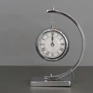 Silver Tabletop Quartz Hanging Clock – Gh