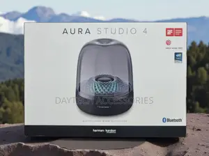 Harman Kardon Aura Studio 4 Bluetooth Speaker 360° Sound Ambient -Gray