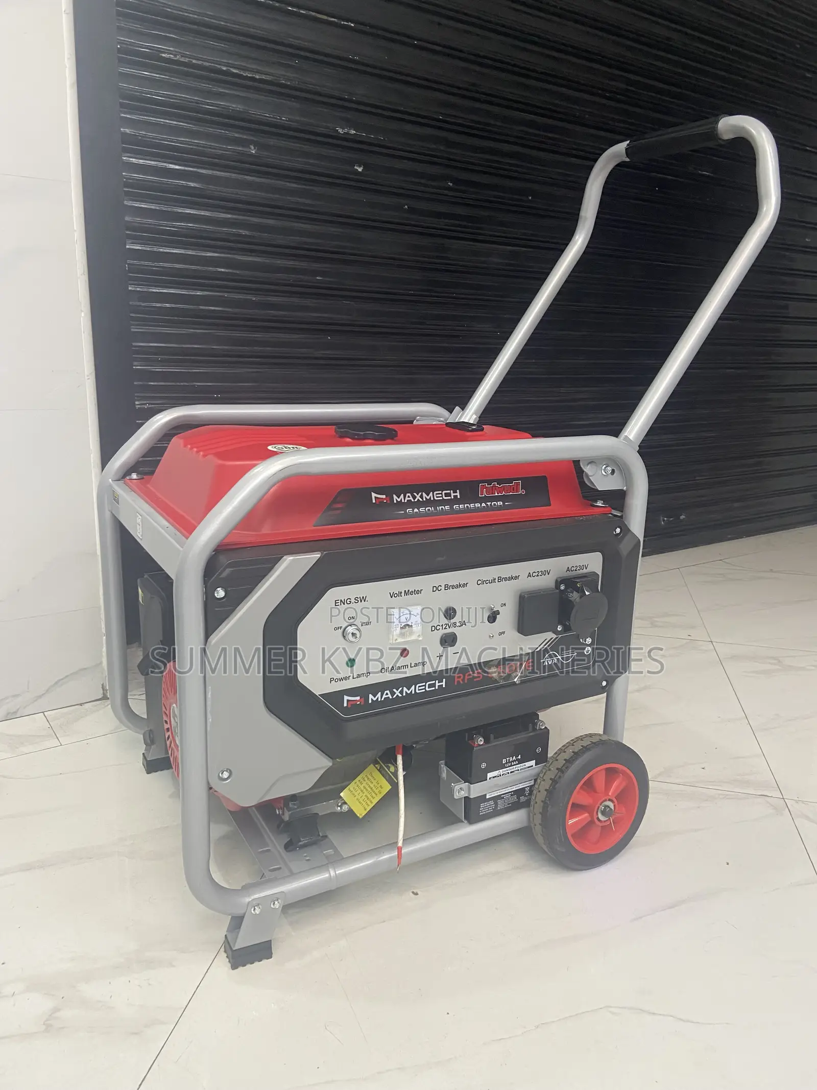 7.5kva Maxmech RFS Series Petrol Generator