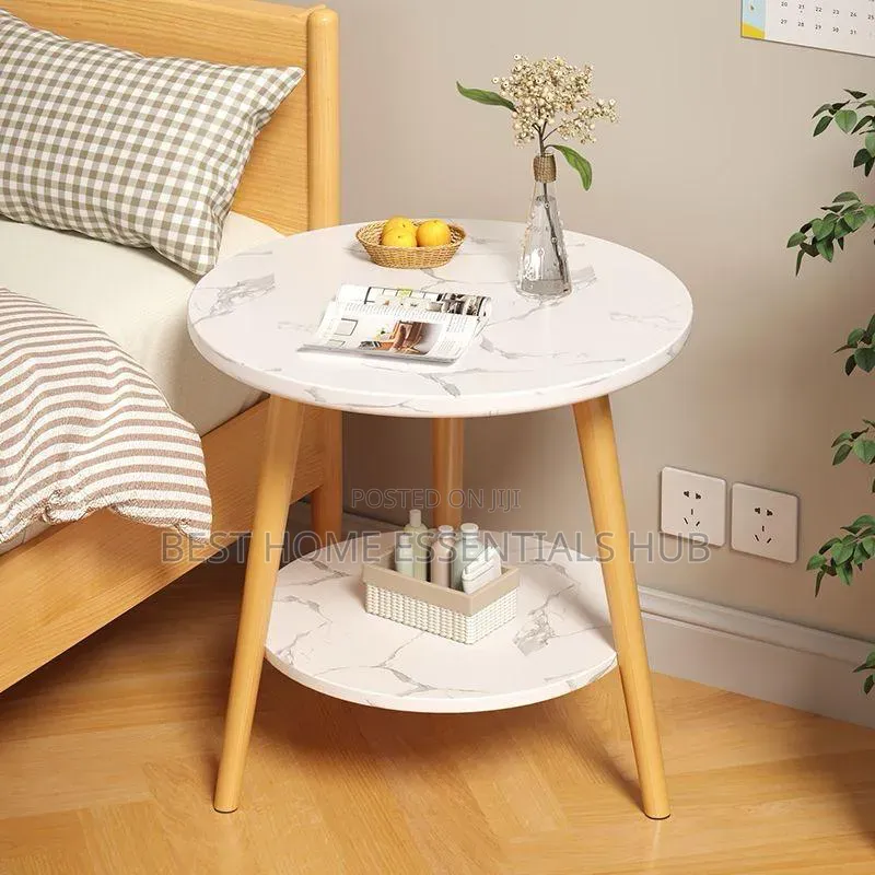 *2 Layer Minimalist Nordic Syle Coffee Side Table*50*50cm