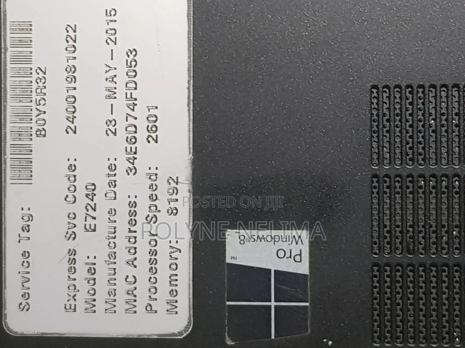 New Laptop Dell Latitude E7240 64GB SSD 60GB