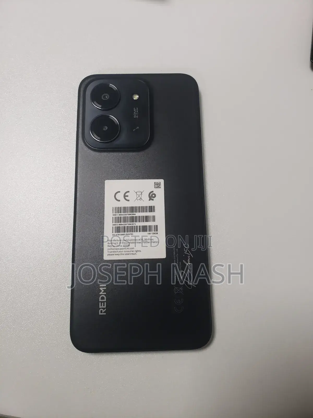 New Xiaomi Redmi 15C 4G 128 GB Black